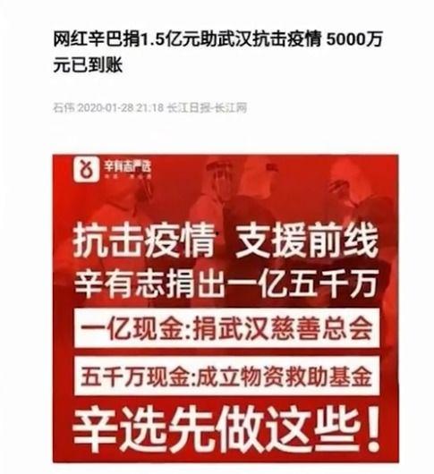 捐钱最多网红,揭秘捐钱最多的网红慷慨之举”